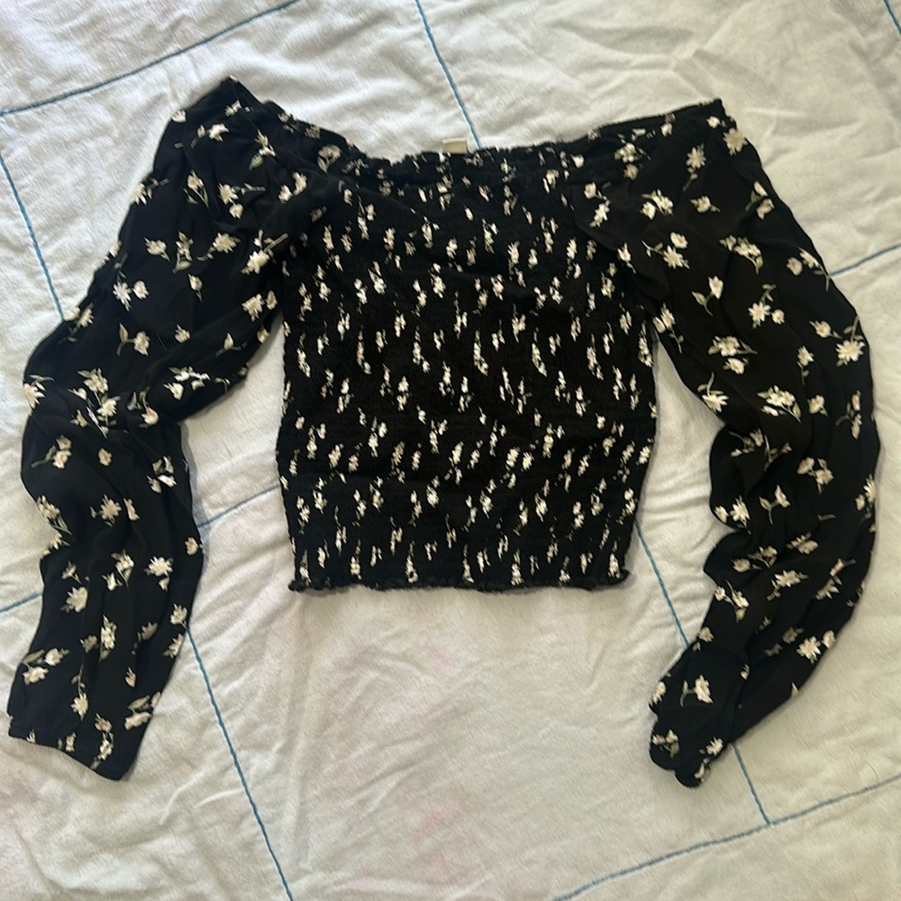 Floral crop top